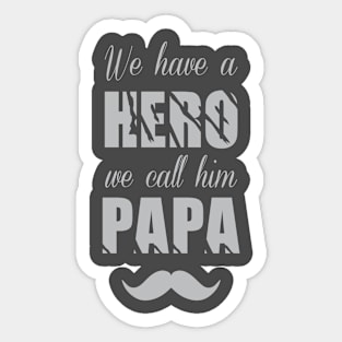 hero dad Sticker